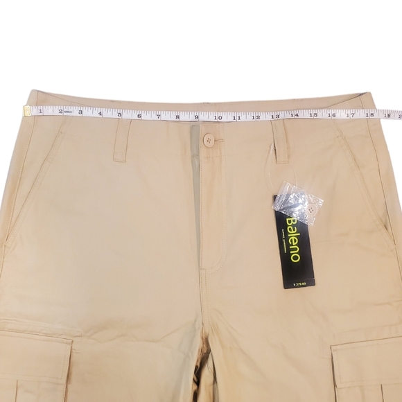 Baleno Mens Beige Cargo Jogger Pants Size XL - Picture 7 of 12